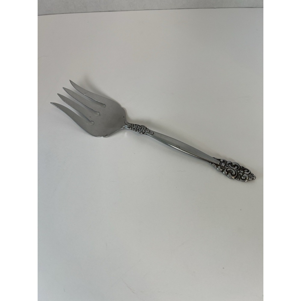 Oneida Stainless steel satin serving‎ fork Vinland Flatware